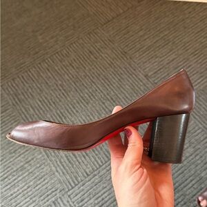 Christian Louboutin Red Sole Black Pumps